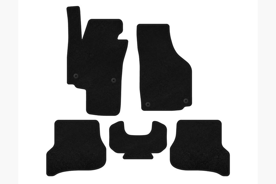 Seat Altea 2004-2015 Textil Fußmatten Deluxe (Schwarz) Image