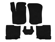 Seat Leon 1999-2005 Textil Fußmatten Deluxe (HB, 5-Türer, schwarz) Foto 1