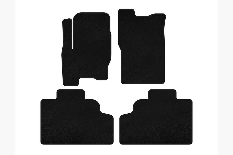 SsangYong Korando 1997-2006 Textil Fußmatten Deluxe (Schwarz) Image