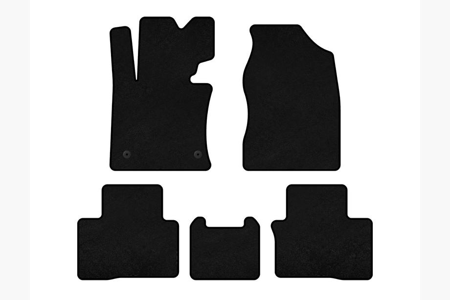 SsangYong Tivoli 2015- Textil Fußmatten Deluxe (Schwarz) Image