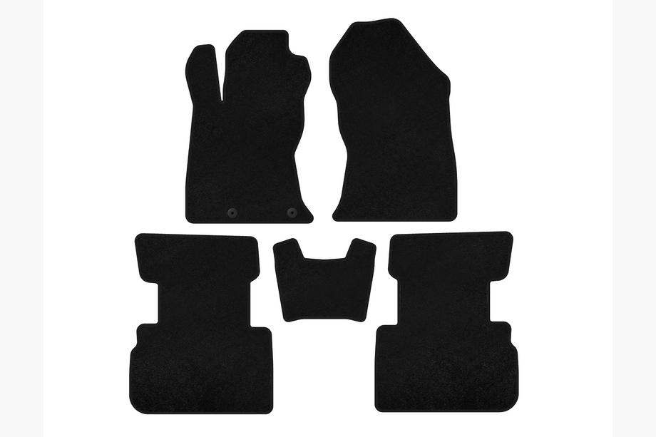 Subaru Forester 2018-2024 Textil Fußmatten Deluxe (Schwarz) Image