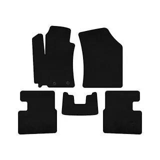Textil Fußmatten Deluxe (HB, 5-Türer, schwarz) Foto 1