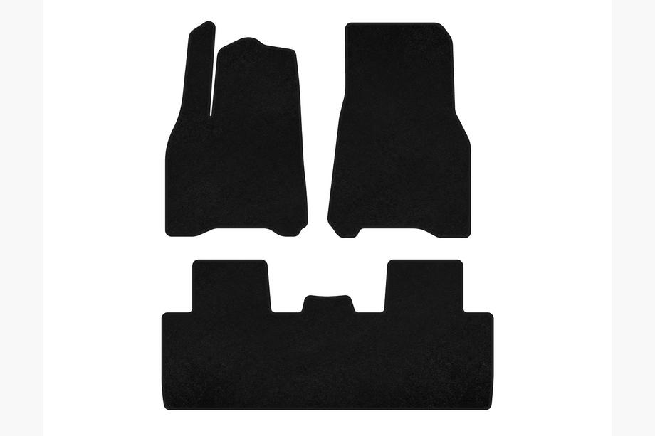 Tesla Model Y 2020- Textil-Fußmatten Deluxe (2020-2024, schwarz) Image