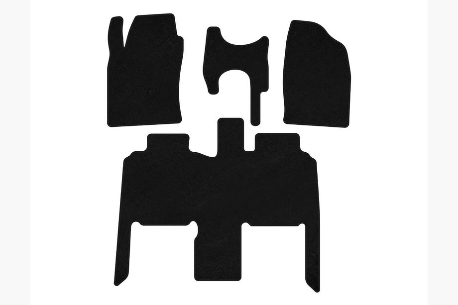 Toyota Previa 2000-2006 Textil Fußmatten Deluxe (Schwarz) Image