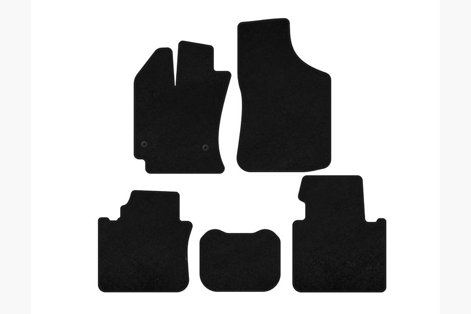 Toyota Venza 2008-2017 Textil Fußmatten Deluxe (Schwarz) Image