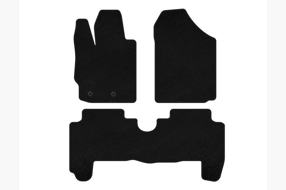 Toyota Yaris 2006-2011 Textil Fußmatten Deluxe (HB, 5-Türer, schwarz) Image