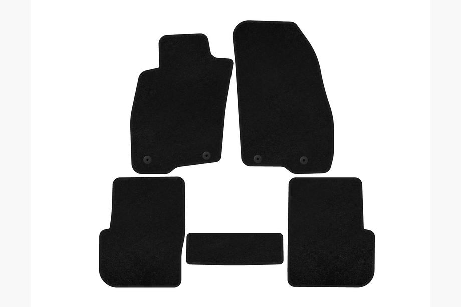 Alfa Romeo MiTo 2008-2018 Textil Fußmatten Deluxe (Schwarz) Image