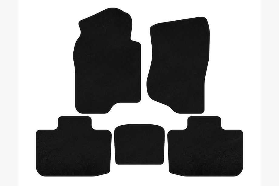Cadillac Escalade 2007-2014 Textil Fußmatten Deluxe (2 Reihen, Schwarz) Image
