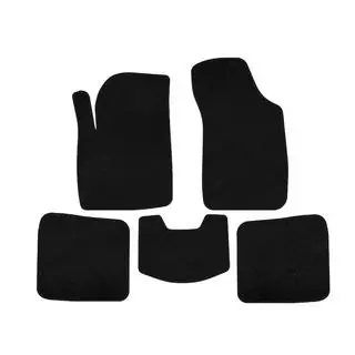 Textil Fußmatten Deluxe (Schwarz)