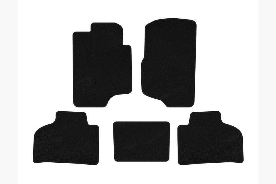 Chevrolet Silverado 2007-2013 Textil Fußmatten Deluxe (Schwarz) Image