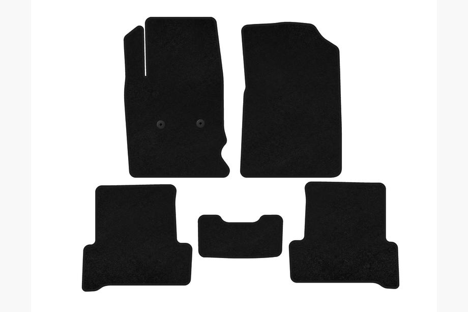 Chevrolet Colorado 2012–2022 2012-2022 Textil Fußmatten Deluxe (Schwarz) Image