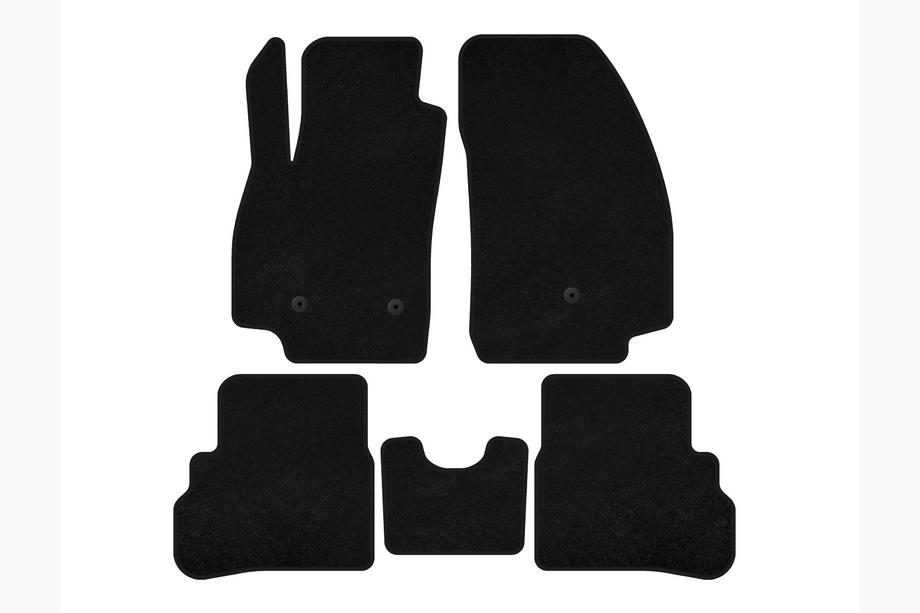 Chevrolet Spark 2015-2023 Textil Fußmatten Deluxe (2018-2023, Schwarz) Image