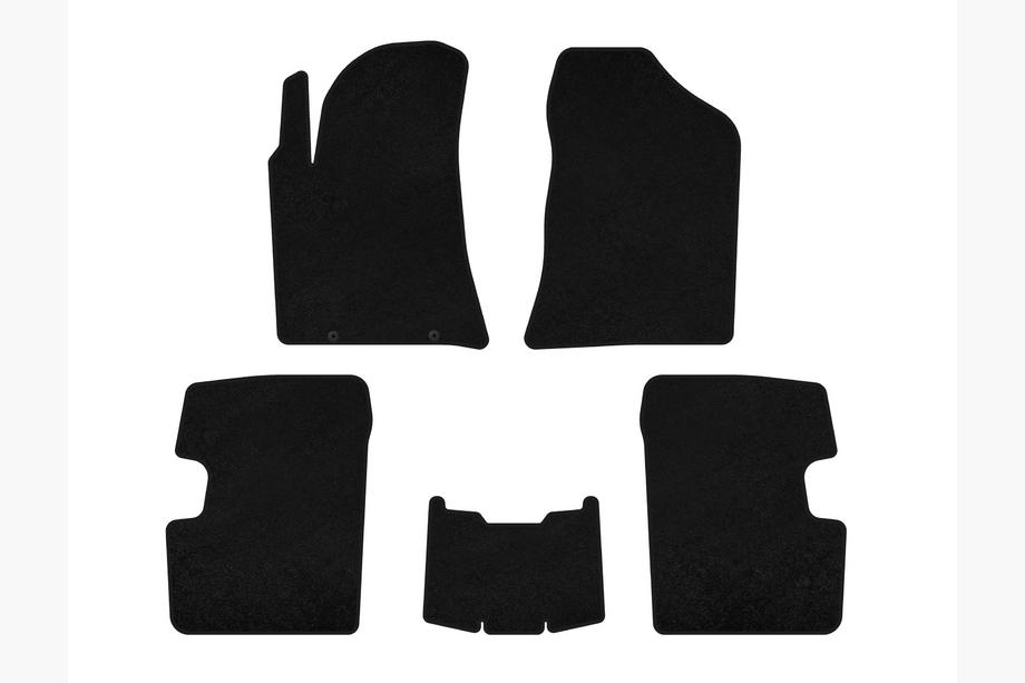 BYD F3 2013-2015 Textil Fußmatten Deluxe (SD, Schwarz) Image