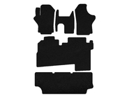 Hyundai H200, H1, Starex 1998-2007 Textil Fußmatten Deluxe (2004-2007, 3 Reihen, 8-Sitzer, schwarz) Foto 1