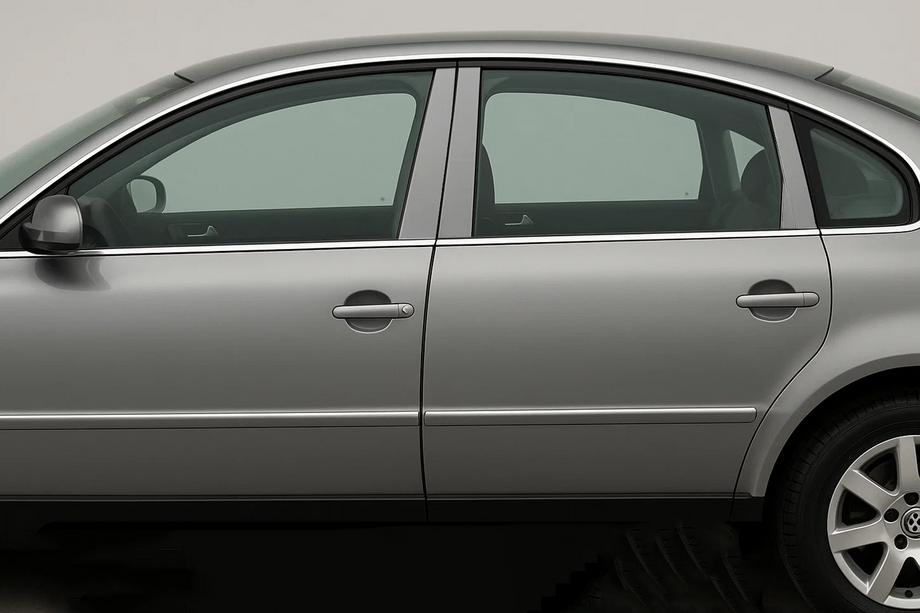 Volkswagen Passat B5 1997-2005 Edelstahl Türsäulen Zierleisten (6 Stk) Image