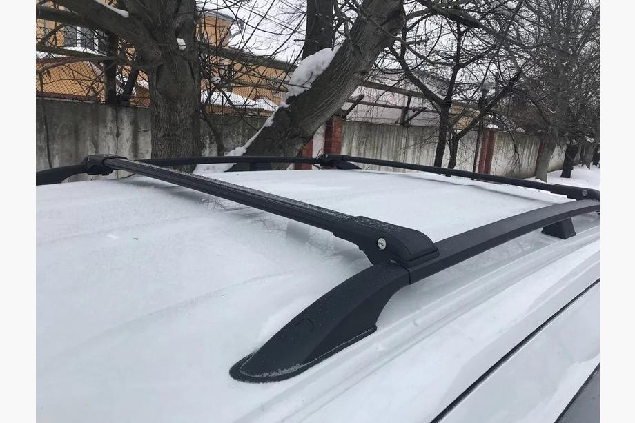 Kia Carnival 2021- Dachträger (Querträger) für normale Reling abschließbar WingBar V1 (2 Stk) bis 110 cm, Grau Foto 4