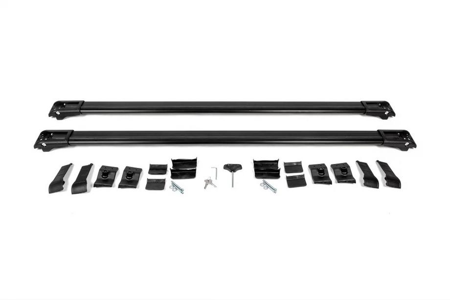 Kia Carnival 2021- Dachträger (Querträger) für normale Reling abschließbar WingBar V1 (2 Stk) bis 110 cm, Grau Foto 14