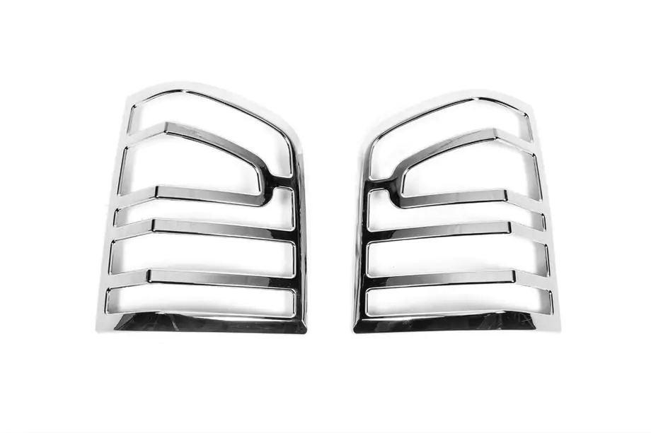 Volkswagen T5 2010-2015 Chrom Rückleuchten Abdeckungen Multivan (2 Stk, Kunststoff) Image