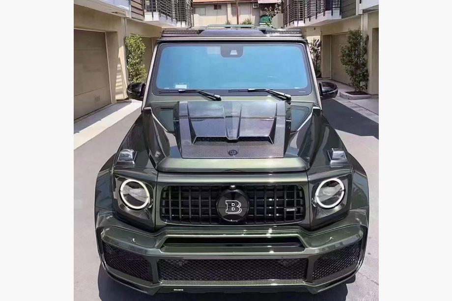 Mercedes G class W463 2018-2024 Motorhaubenaufsatz (Carbon) Image