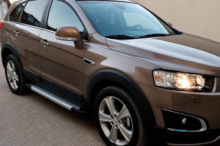 Opel Antara 2006-2017 Trittbretter Allmond Grey (2 Stk., Aluminium) 2007-2015 Image