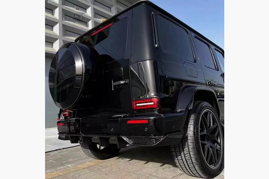 Mercedes G class W463 2018-2024 Heckdiffusor V2 für G63 AMG, Carbon Foto 4