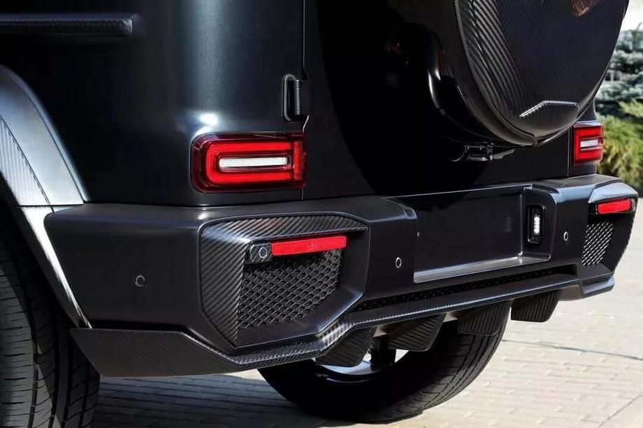 Mercedes G class W463 2018-2024 Heckdiffusor V2 für G63 AMG, Carbon Foto 3