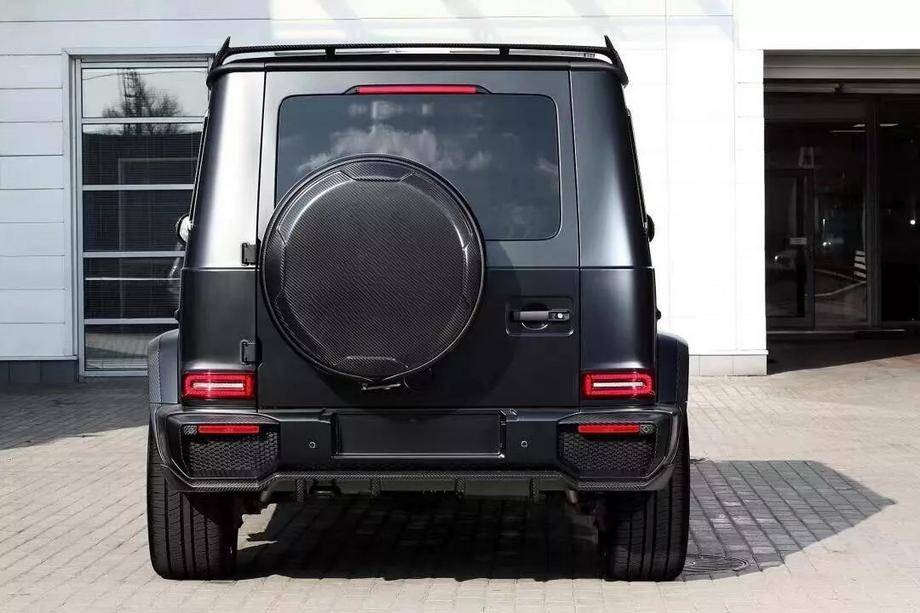 Mercedes G class W463 2018-2024 Heckdiffusor V2 für G63 AMG, Carbon Foto 2