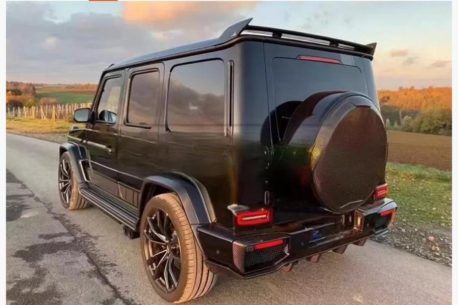 Mercedes G class W463 2018-2024 Heckdiffusor V2 für G63 AMG, Carbon Foto 1