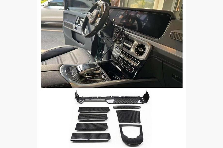 Mercedes G class W463 2018-2024 Carbon-Innenraum Zierleisten Set V2 Image