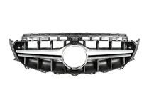 Mercedes E-class W213 2016-2023 Frontgrill im Design E63 AMG Silber (für Avantgarde/AMG-Line/E43 AMG/E53 AMG 2016-2019) Foto 1