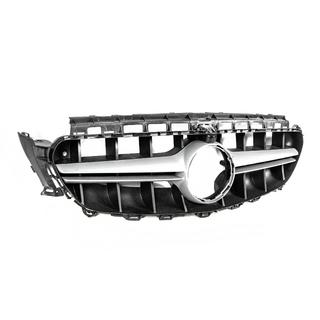 Frontgrill im Design E63 AMG Silber (für Avantgarde/AMG-Line/E43 AMG/E53 AMG 2016-2019) Mercedes E-сlass W213 2016-2023 Foto 3