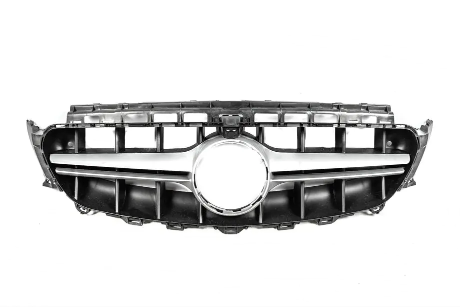 Mercedes E-class W213 2016-2023 Frontgrill im Design E63 AMG Silber (für Avantgarde/AMG-Line/E43 AMG/E53 AMG 2016-2019) Image