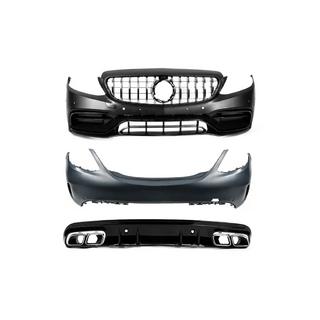 Bodykit mit kompletter Heckstossstange (AMG C63-Designs 2018-2021) Mercedes C-class W205 2014-2021