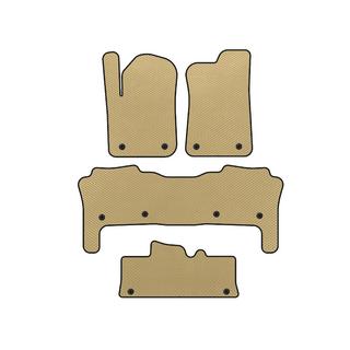 EVA Fußmatten (3 Reihen, Beige)