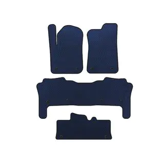 EVA Fußmatten (3 Reihen, Blau)