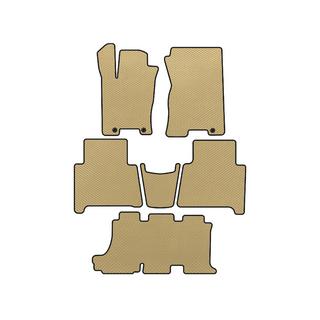 EVA Fußmatten (3 Reihen, Beige)