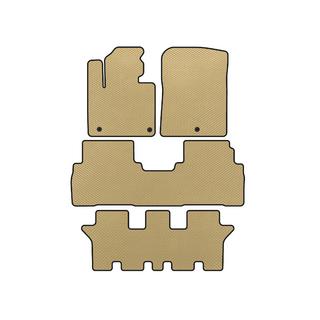 EVA Fußmatten (3 Reihen, 7-Sitzer, Beige)