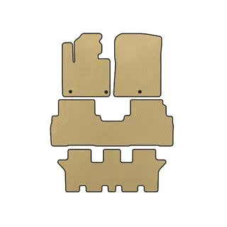 EVA Fußmatten (3 Reihen, 7-Sitzer, Beige)