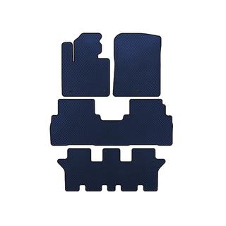EVA Fußmatten (3 Reihen, 7-Sitzer, Blau)