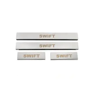 Einstiegsleisten Abdeckung (4 Stk, Edelstahl) Suzuki Swift 2010-2017 Foto 2