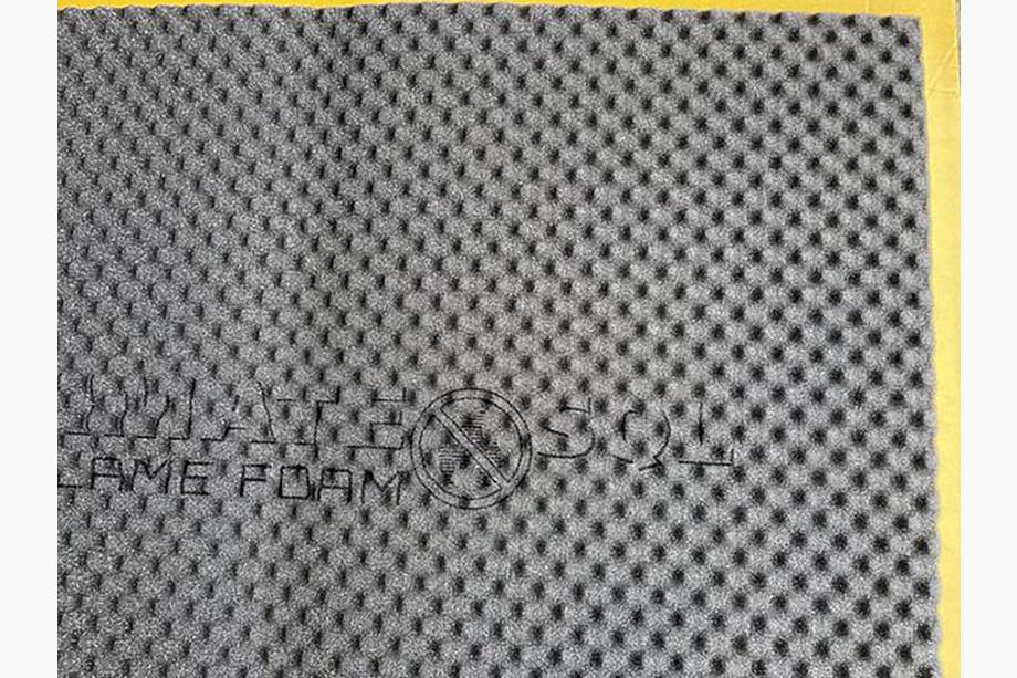 Nicht brennbare Schalldämmplatte SQL NF 15 Non flam Foam 15mm (75x100cm) Foto 2