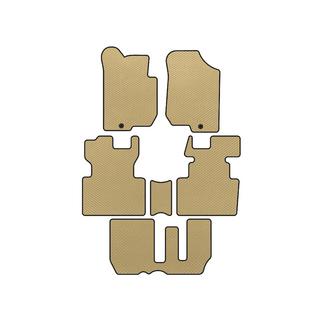EVA Fußmatten (2006-2012, 3 Reihen, 7-Sitzer, Beige)