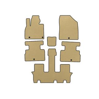 EVA Fußmatten (3 Reihen, 7-Sitzer, Beige)