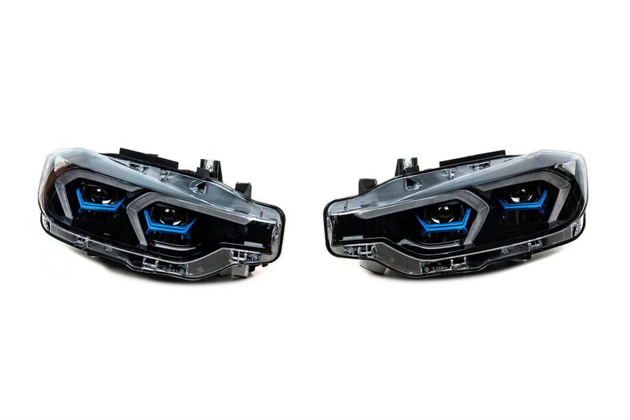 BMW 3 Series F30/F31 2012-2019 Frontscheinwerfer im G20-Style (Halogen auf LED, 2 Stk.) Image