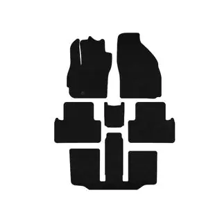 Textil Fußmatten Premium (3 Reihen, 7-Sitzer, Schwarz) Foto 1