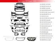 Mercedes E-class W214 2023- Frontstoßstange AMG-Line Foto 2