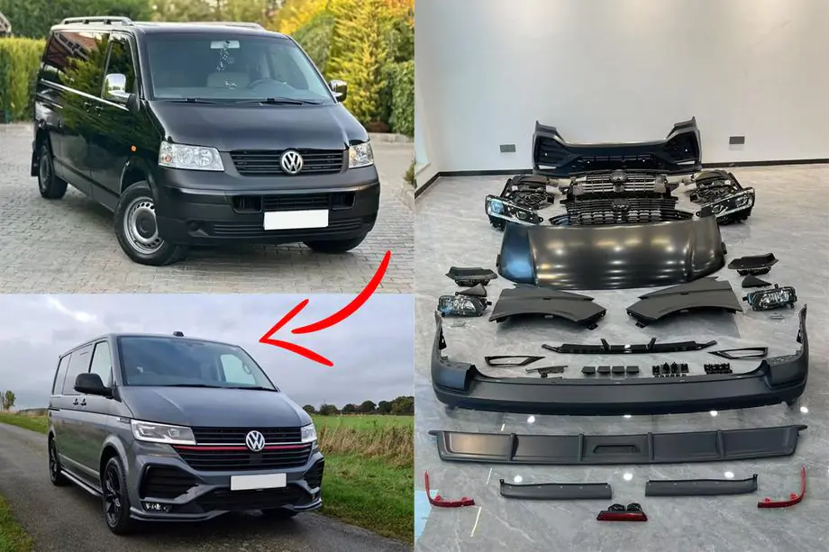 Volkswagen T5 Multivan 2003–2010 Facelift Kit auf T6.1 Sportline Image