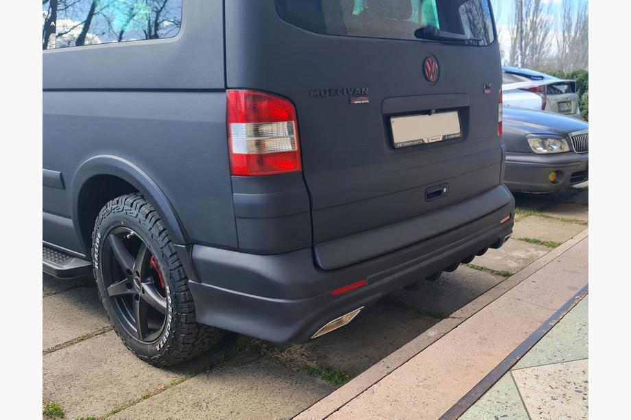 Volkswagen T5 Caravelle 2004-2010 Kunststoff Kofferraumabdeckung (lackierbar) Foto 2
