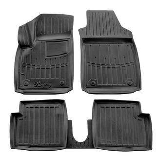 Gummimatten Stingray 3D (Für Fiat 500, Europe, 5-tlg) Fiat 500/500L 2013-2022