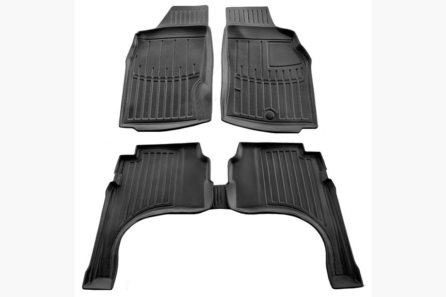 Mitsubishi L200 1996-2006 Gummimatten Stingray 3D Rechtslenker, 5-teilig Foto 1